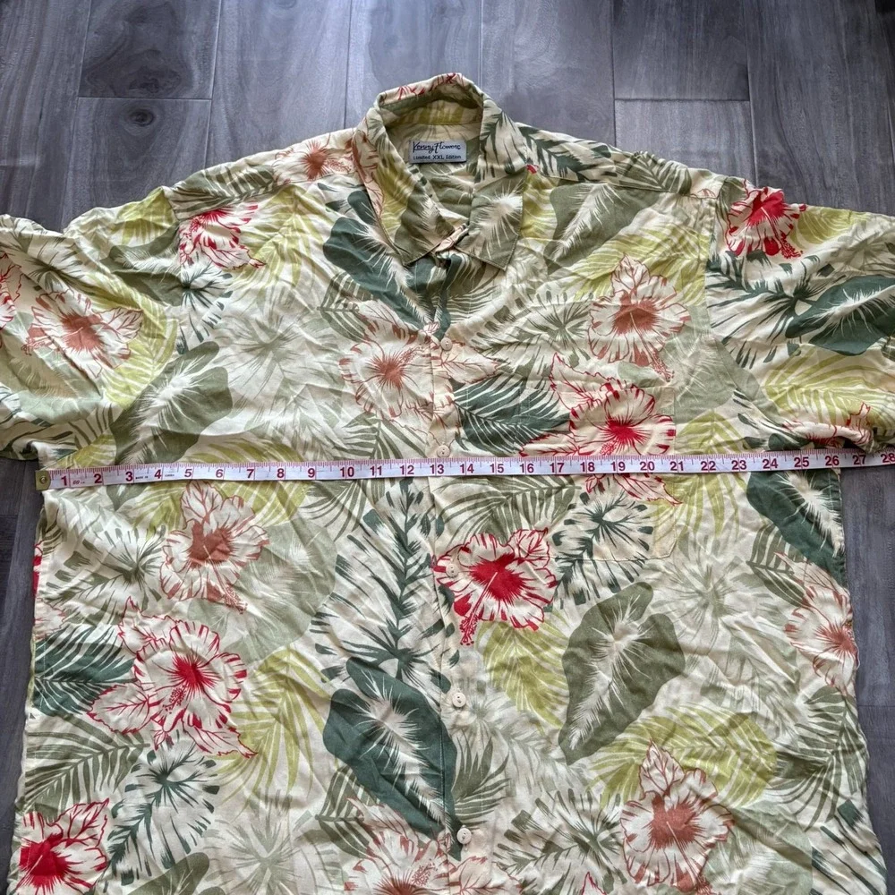 Kenny Flowers - Limited Edition -‎ Hawaiian Shirt - Made In Bali - Men's XXL
